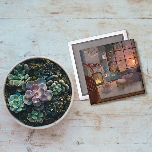 Aimant Salle de coucher du soleil de lecture confortable (Créateur téléchargé)