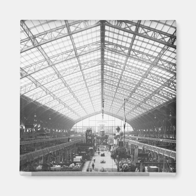 Aimant Salle des machines, exposition universelle (Devant)