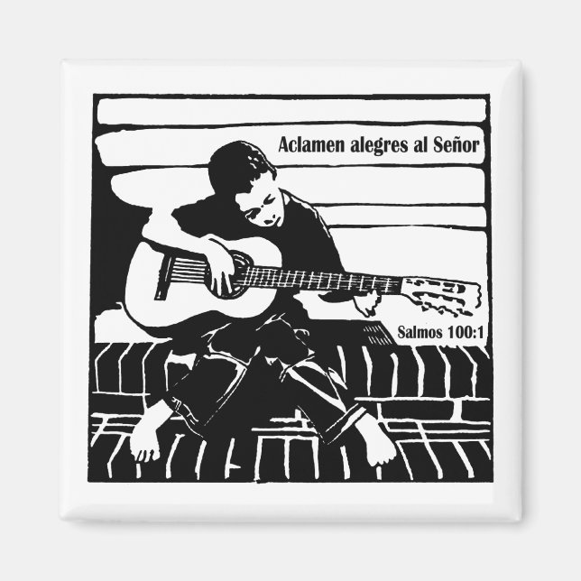 Aimant Salmos 100:1 (Devant)