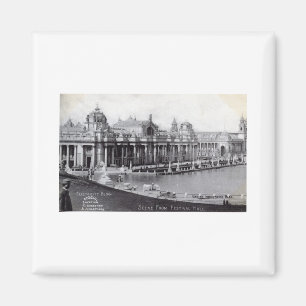 Aimant Salon international de Saint-Louis 1904 Vintage