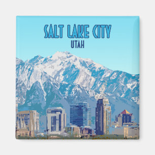 Aimant Salt Lake City Utah Downtown Vintage