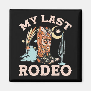 Aimant Salut, déchaînons-nous Cowgirl Bachelorette Mariée