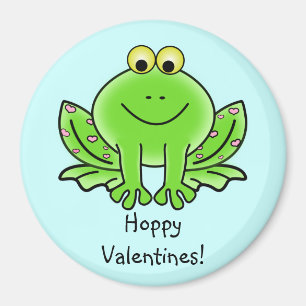 Aimant Salutation drôle de grenouille d'amour :
