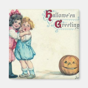 Aimant Salutation vintage de Halloween