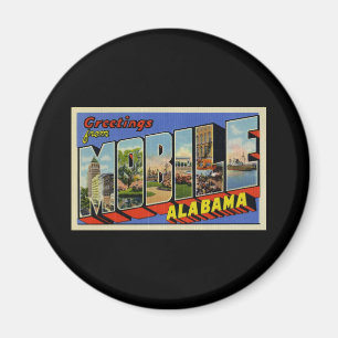 Aimant Salutations d'Alabama mobile
