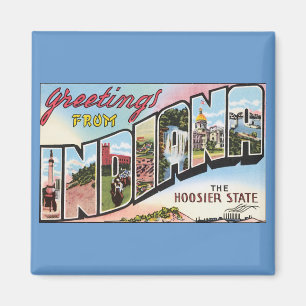 Aimant Salutations De Indiana !