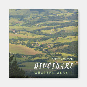 Aimant Salutations de la Serbie occidentale - Divčibare 1