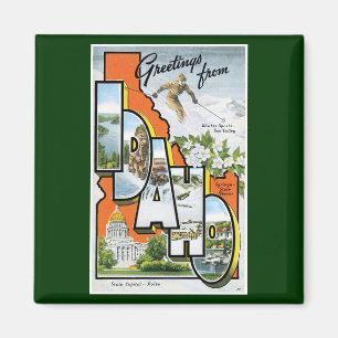 Aimant Salutations de l'Idaho !