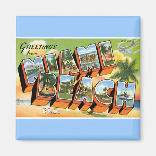 Aimant Salutations de Miami Beach