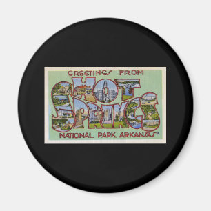Aimant Salutations de parc national Arkansas de Hot