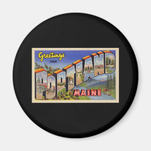 Aimant Salutations de Portland Maine