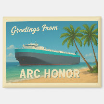 Aimant "Salutations d'honneur d'ARC"