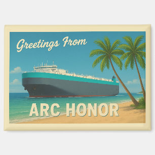 Aimant "Salutations d'honneur d'ARC"