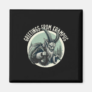 Aimant Salutations Du Festival de Noël Gruss Vom Krampus