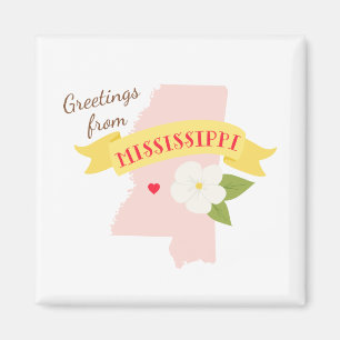 Aimant Salutations du Mississippi