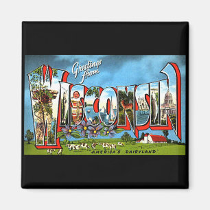 Aimant Salutations du Wisconsin