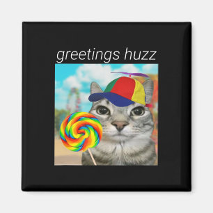 Aimant Salutations Huzz Mème drôle d'argot Gen Z Gen Alph
