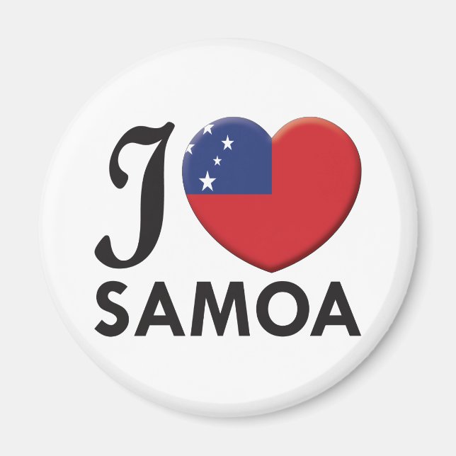 Aimant Samoa Love (Devant)