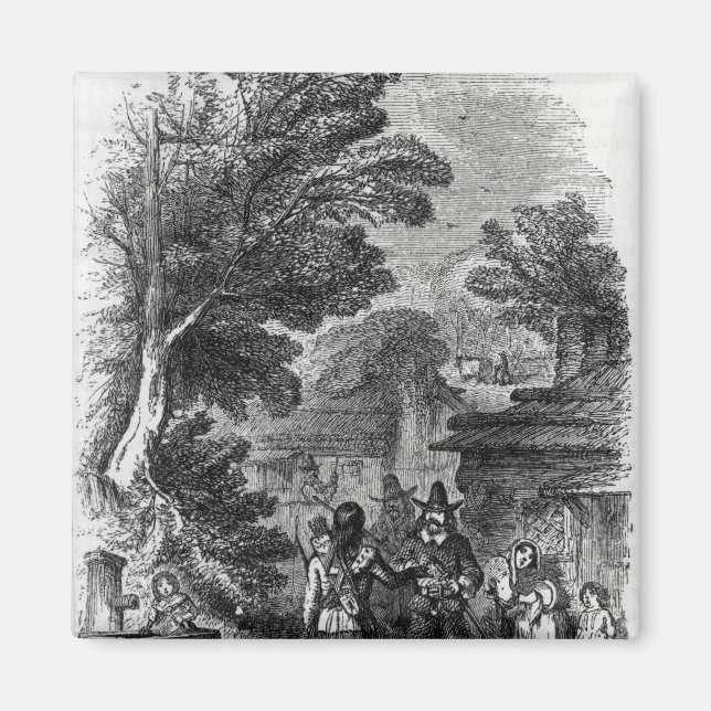 Aimant Samoset, le visiteur indien (Devant)