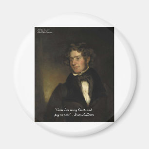 Aimant Samuel Lover "Cœur gratuit à louer" Cadeaux de cit