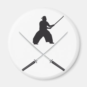 Aimant samurai sword