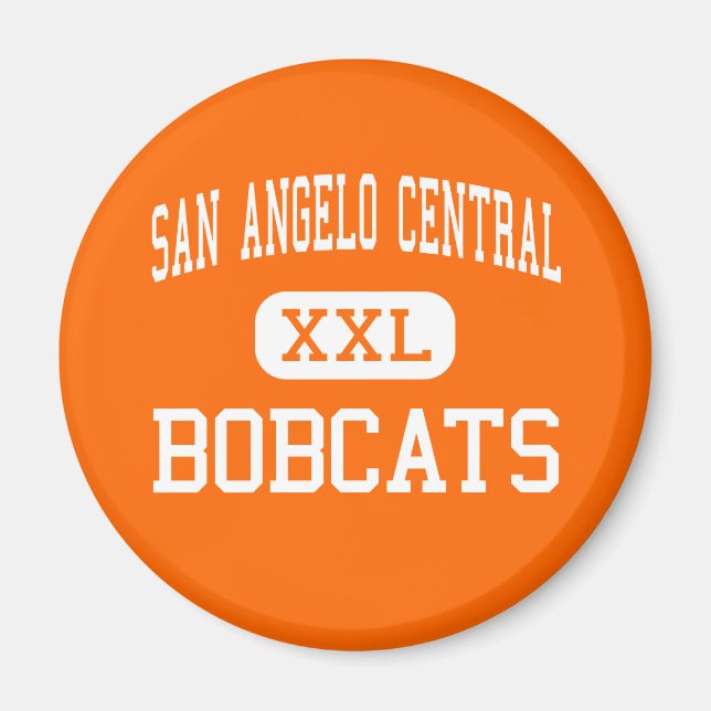 Aimant San Angelo Central - Bobcats - High - San Angelo (Devant)