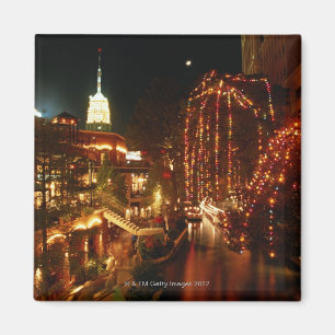Aimant San Antonio Riverwalk la nuit