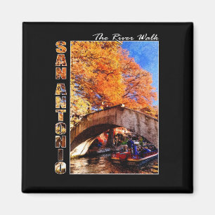 Aimant San Antonio, Texas : River Walk Bridge
