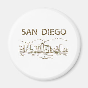 Aimant San Diego vintage