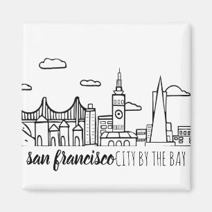 Aimant San Francisco Skyline