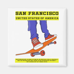 Aimant San Francisco, USA Patinage