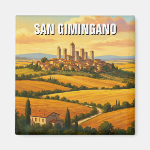 Aimant San Gimingano Italie Travel
