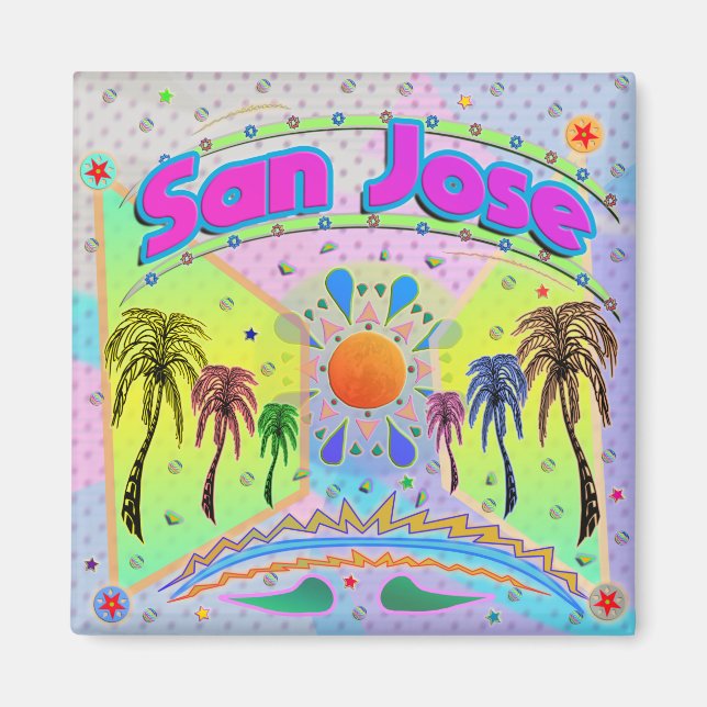 Aimant San Jose Calme Désir (Devant)