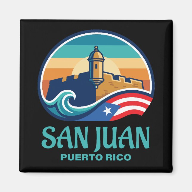 Aimant San Juan Porto Rico (Devant)