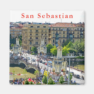 Aimant San Sebastian - Donostia. Pont María Cristina.