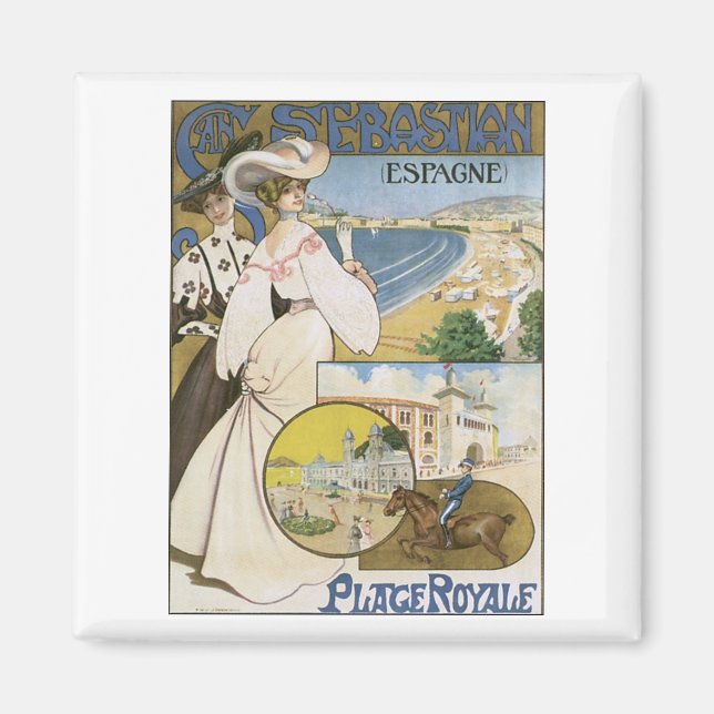 Aimant San Sebastian Espana Place Royale (Devant)