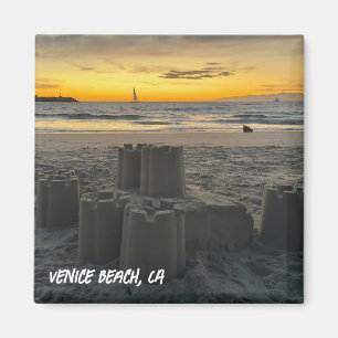 Aimant Sandcastle Sunset Dreams - Venice Beach, CA