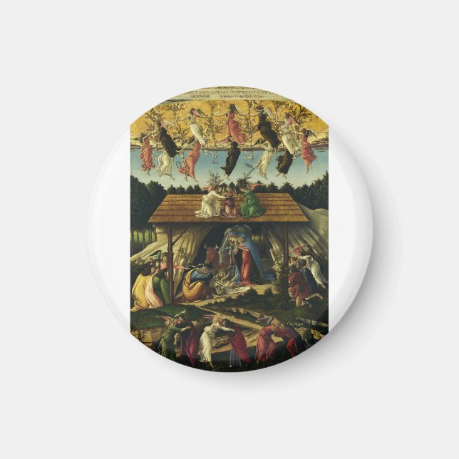 Aimant Sandro Botticelli - La Nativité mystique – Beaux-a (Devant)