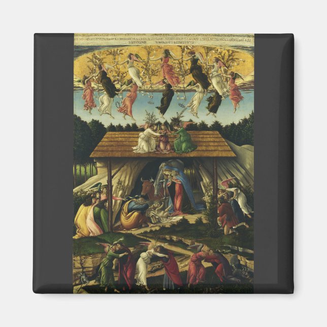 Aimant Sandro Botticelli - La Nativité mystique – Beaux-a (Devant)
