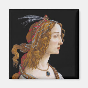Aimant Sandro Botticelli - Portrait de Simonetta Vespucci