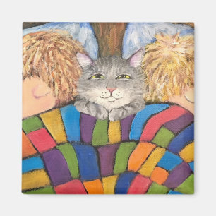 Aimant Sandwich au chat