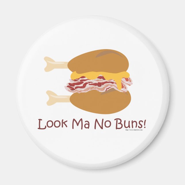 Aimant Sandwich au poulet fou (Devant)