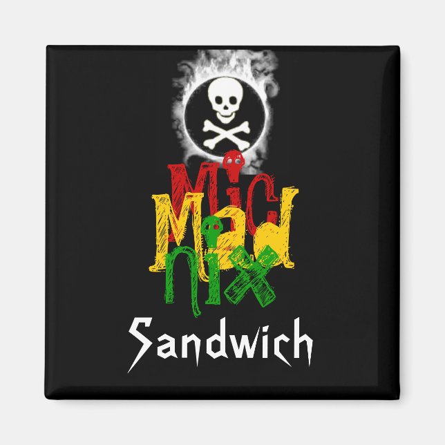 Aimant Sandwich MicMadNix (Devant)