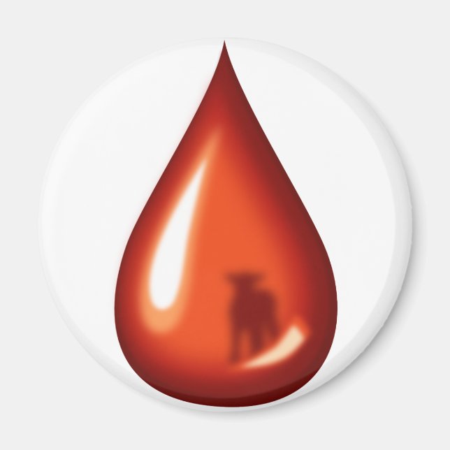 Aimant Sang de l'Agneau- Jésus (Devant)