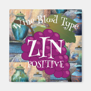 Aimant Sang de type Zinfandel positif o ab b