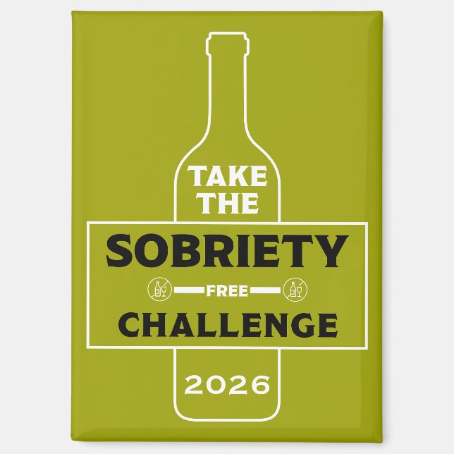 Aimant Sans Alcool Et Sobre (Recto)