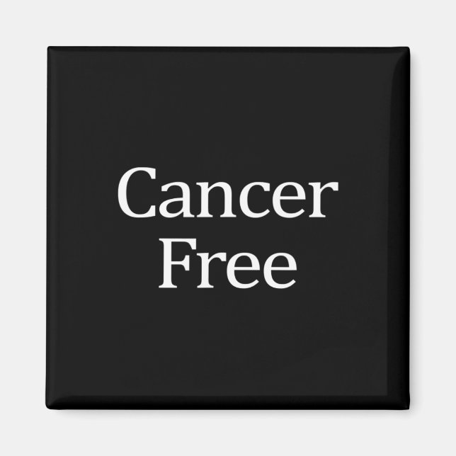 Aimant Sans cancer - (Devant)