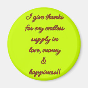 Aimant sans fin d'approvisionnement