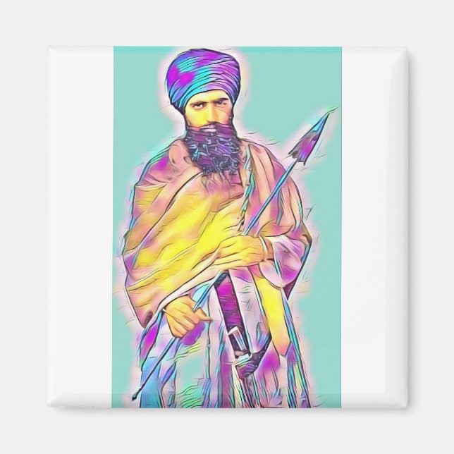 Aimant Sant Jurnail Singh Bhindranwale (Devant)