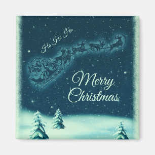 Aimant Santa and his Reindeers